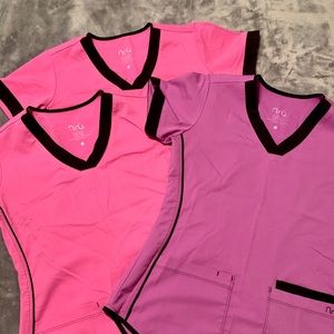 🏥 SOLD •• Set of 3 Barco NrG Scrub Tops👩🏻‍⚕️